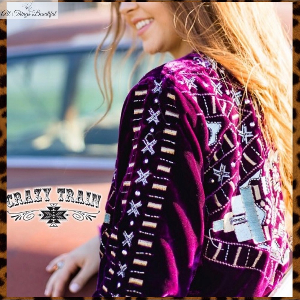 SOLD OUT!🔥Hand-Crafted Purple Velvet Duster🆕🔥 - Picture 3 of 6